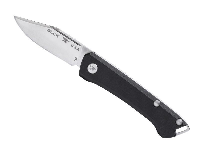 Couteau pliant Buck Saunter - manche 9,5 cm micarta noir
