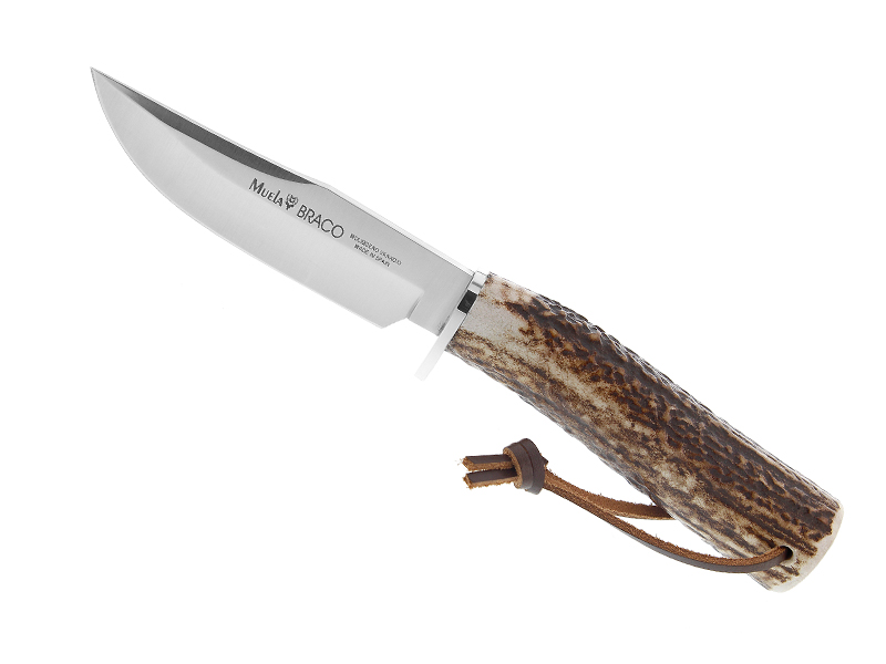 Poignard de chasse Muela Braco 11 cm - manche bois de cerf