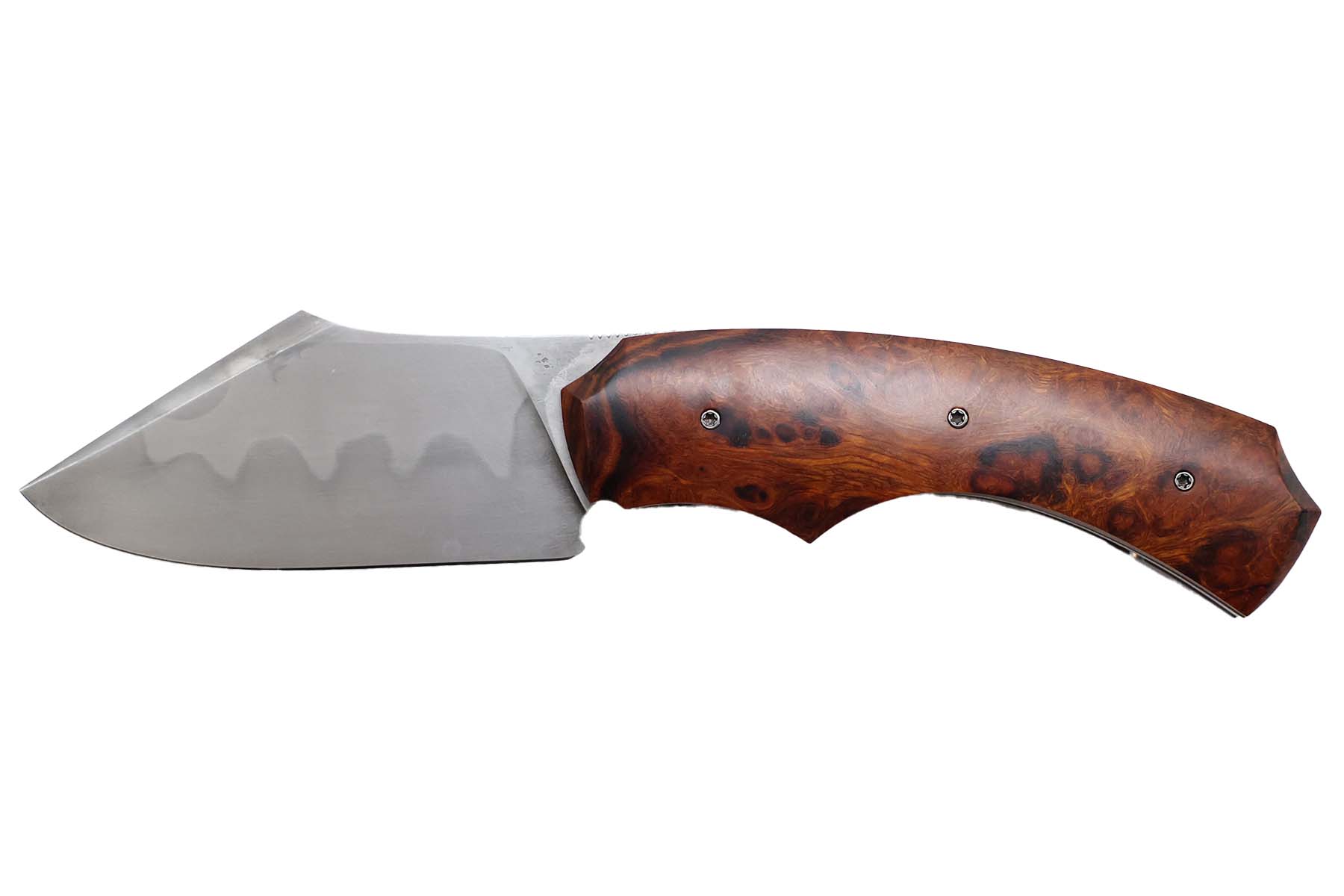 Couteau pliant artisanal Rémi Bouin "R.B.Coutellerie"  Front flipper - bois de fer