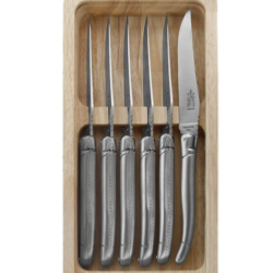 Coffret de couteaux de table Laguiole Arbalète Genès David